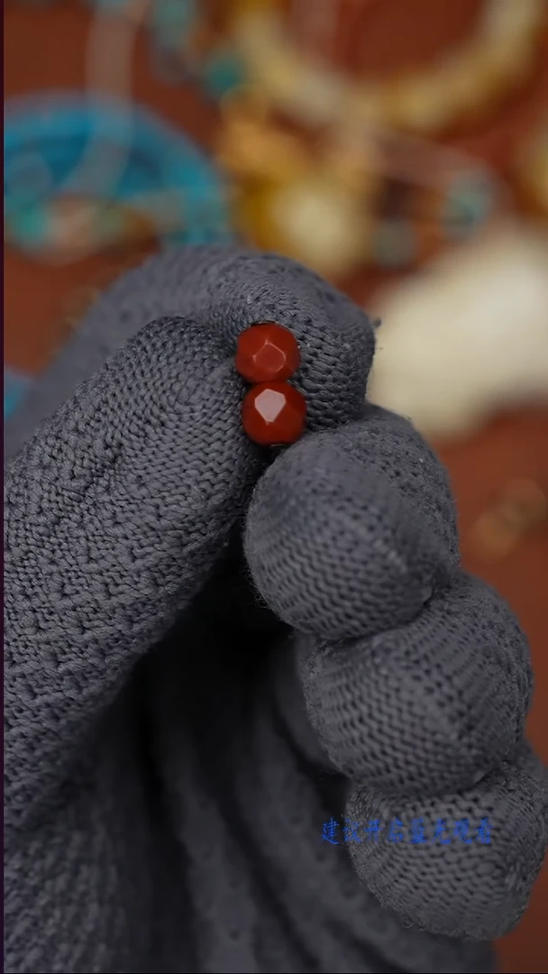 未镶嵌配饰南红玛瑙南红配饰一对