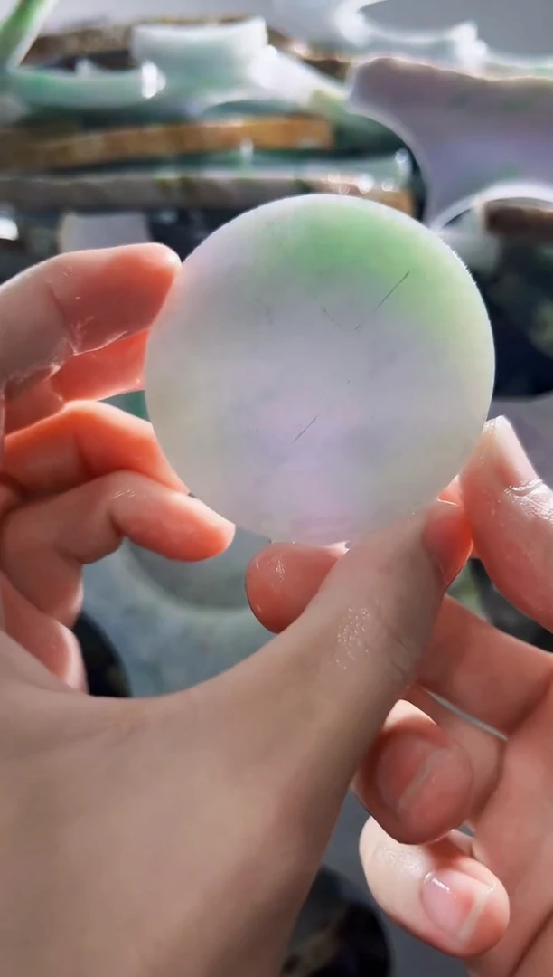 裸石翡翠缅甸翡翠A货文3572