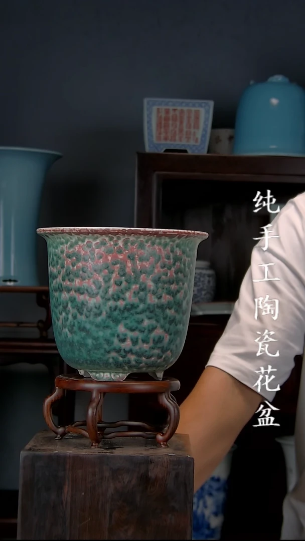 （***）景德镇陶瓷 手工花盆