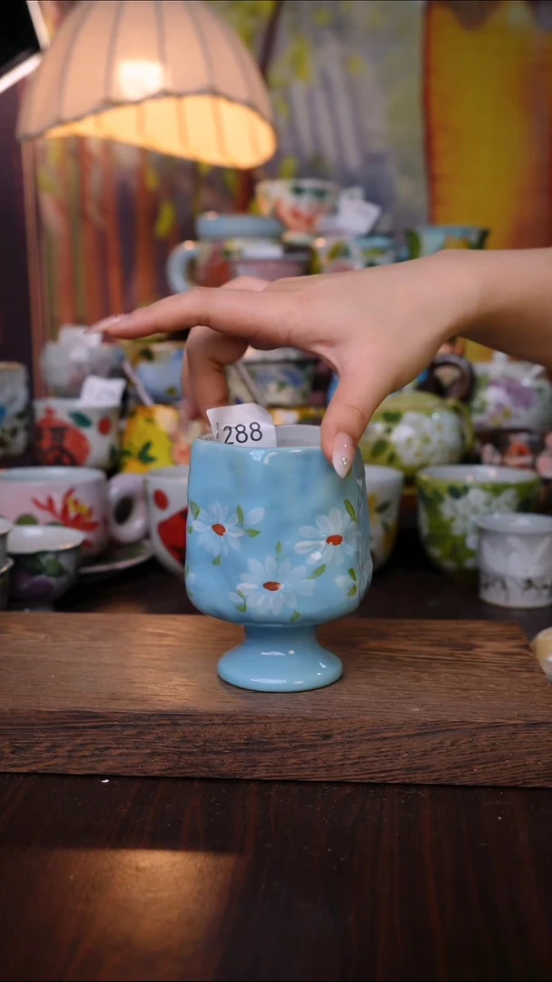 杯子泥垚手作 景德镇手工手绘陶瓷器物