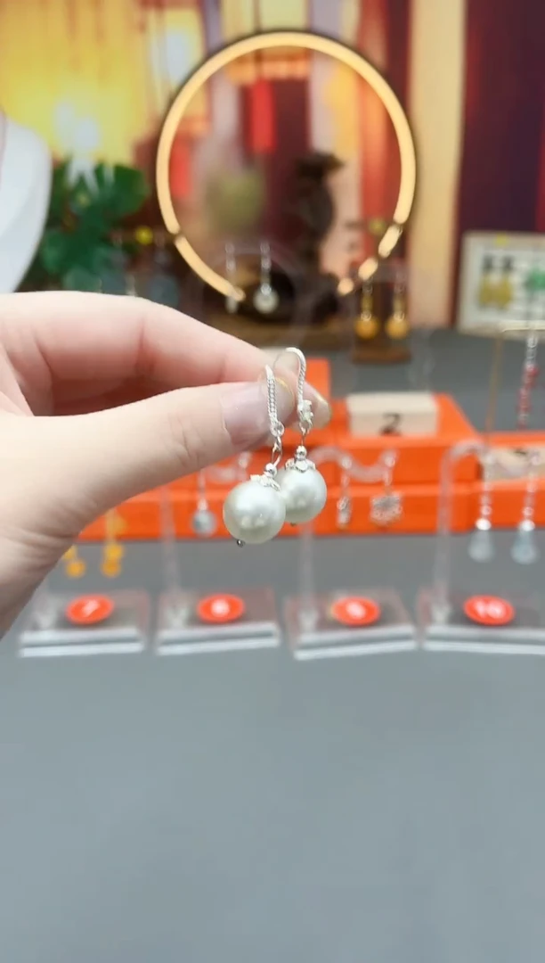 耳饰拼合珍珠（马贝珠）未镶嵌239