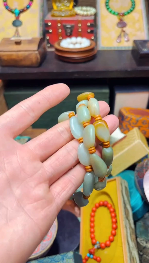 【闪购商品】和田玉挂件未镶嵌瑞哥高端精品链接D021