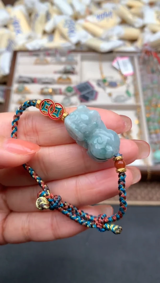 银S925镶嵌挂件翡翠1