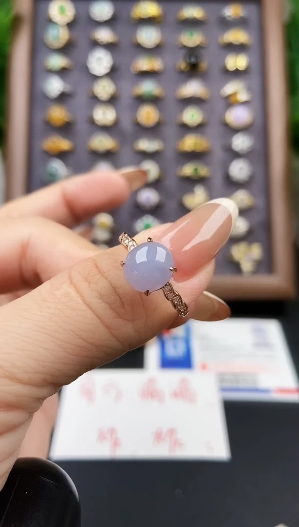 银S925镶嵌戒指翡翠21