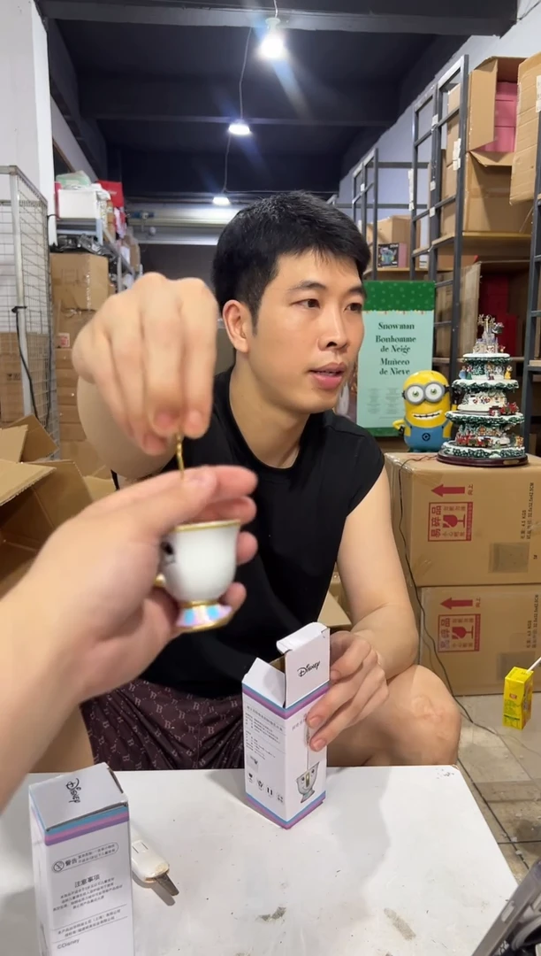 瓷片原盒阿奇杯名片夹