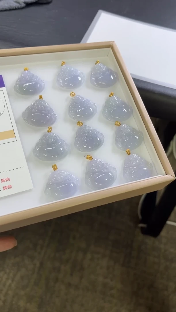 【闪购商品】翡翠颈饰18K金镶嵌A301 多样性发一件/配绳子