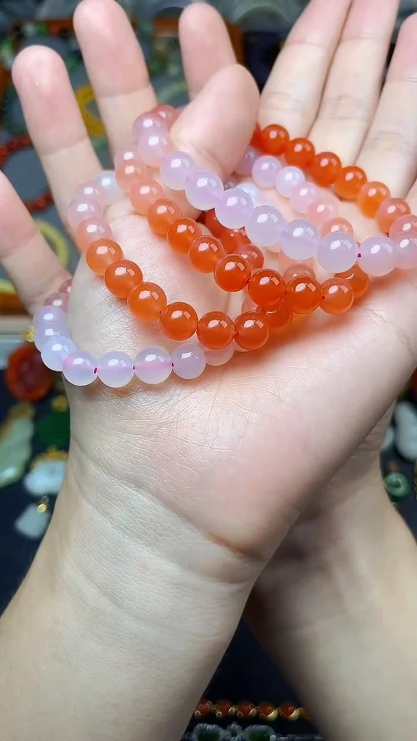未镶嵌手串玛瑙/玉髓渐变手串多样性拍一发一 06
