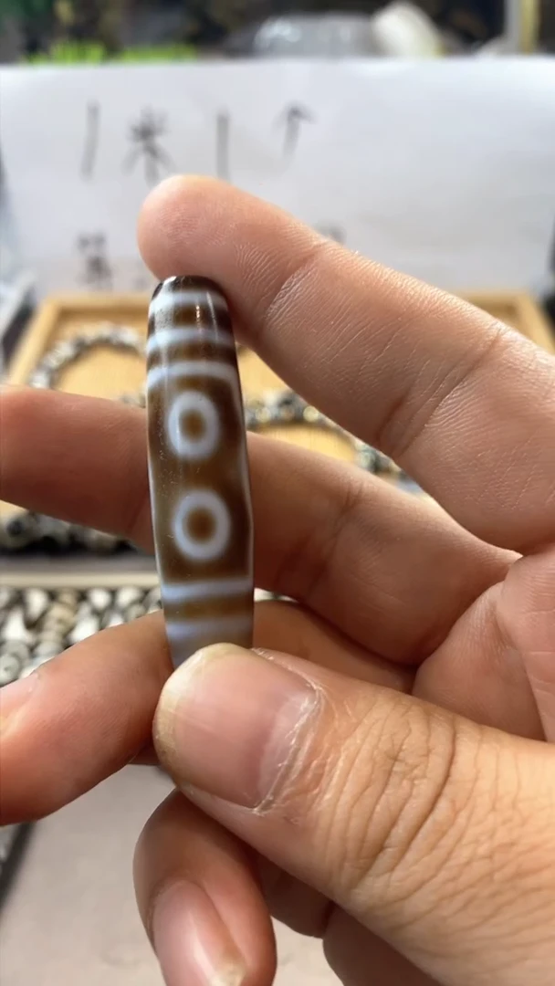 玛瑙/玉髓散珠橘**了天珠