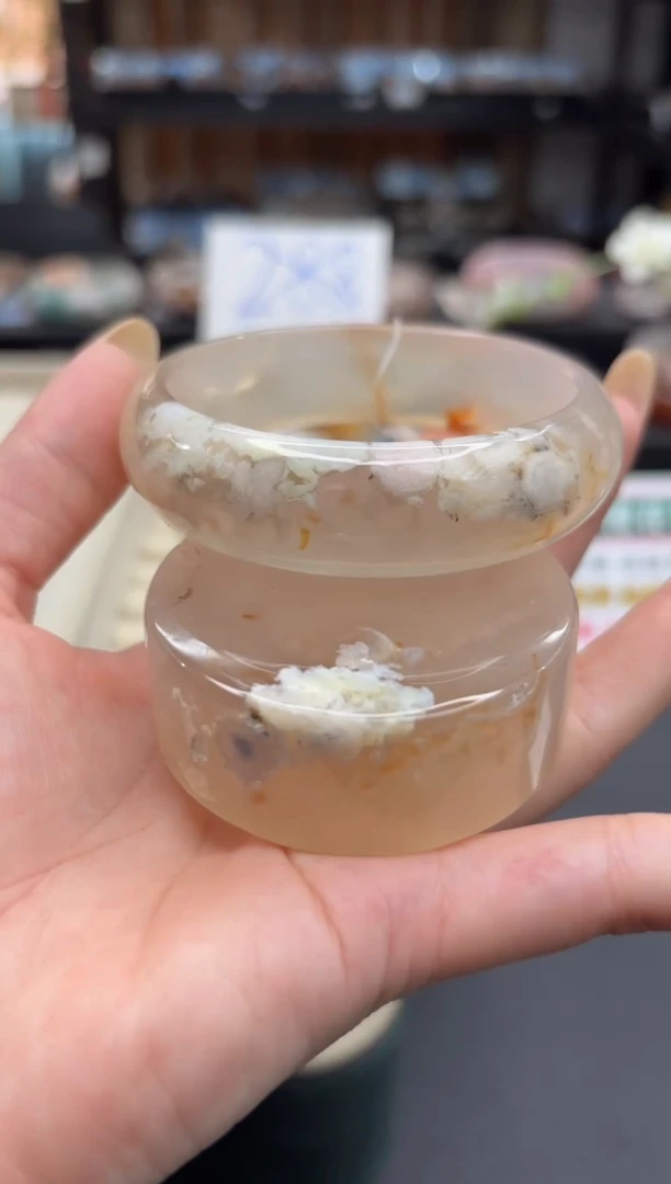 未镶嵌手镯石英质玉C46(58圈赠送镯心)