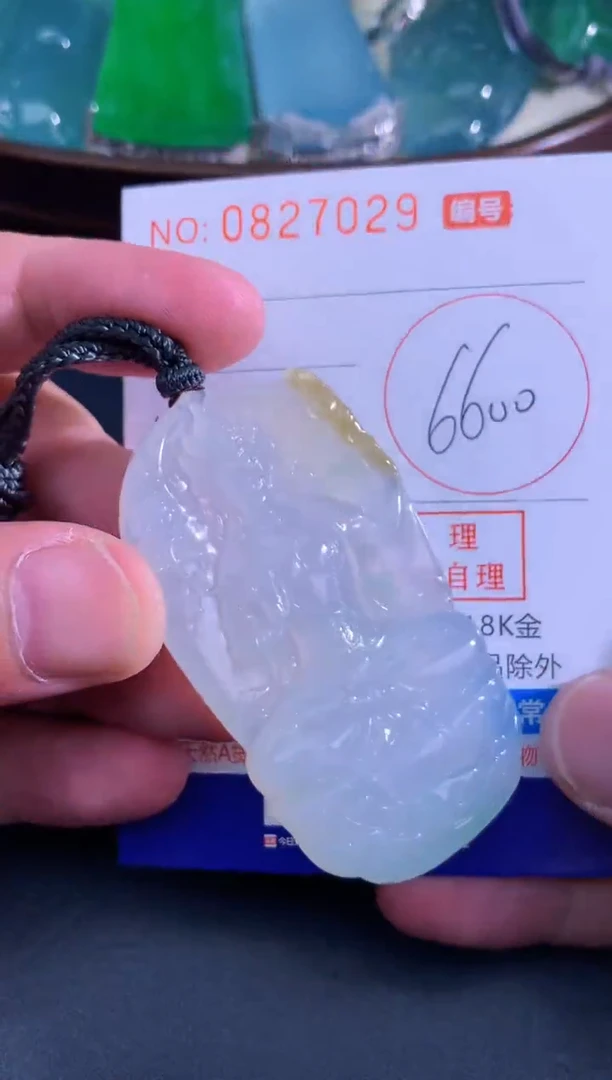 颈饰未镶嵌翡翠天然A货翡翠
