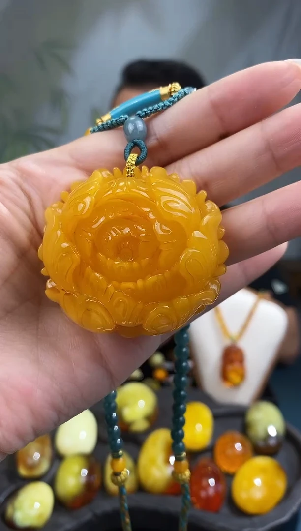 裸石琥珀未镶嵌基地发货 一物一证 顺丰包邮