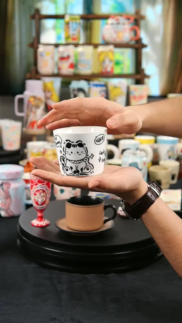 杯子景德镇文创陶瓷A347