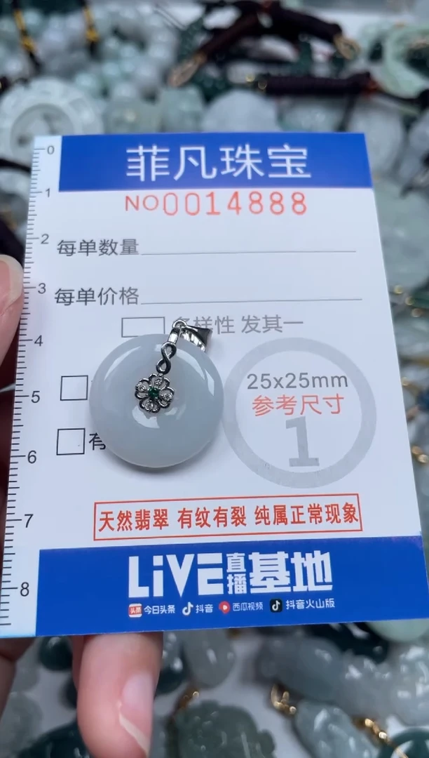 颈饰未镶嵌翡翠14888