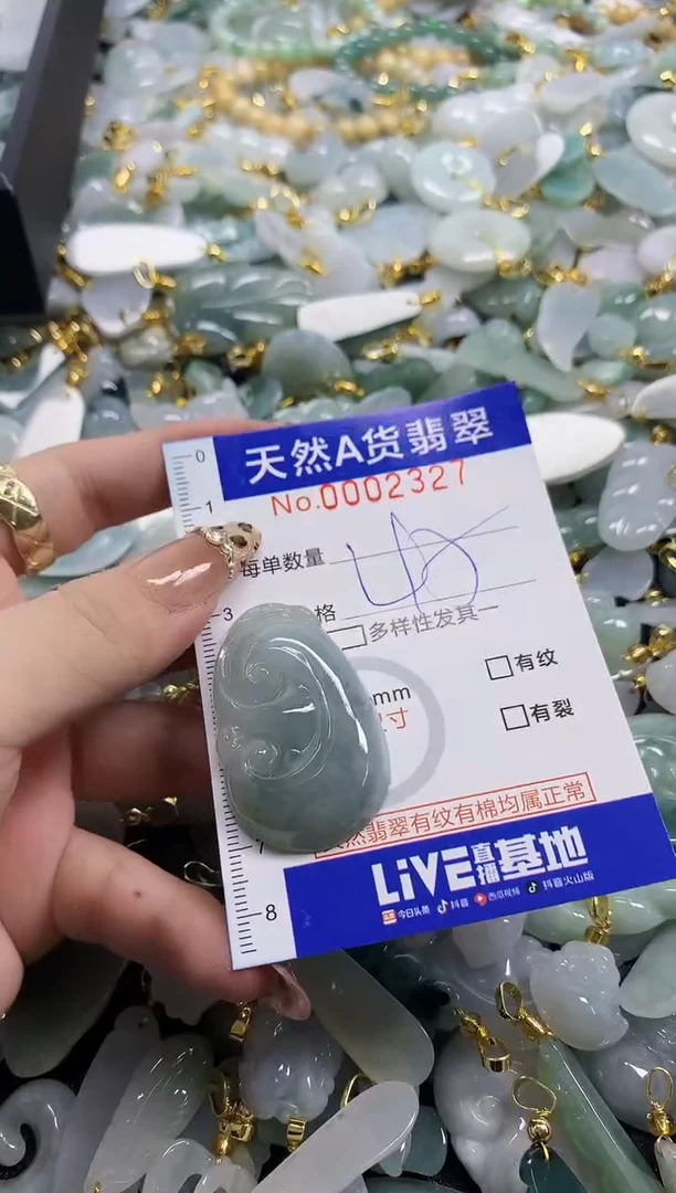 颈饰未镶嵌翡翠天然A货翡翠