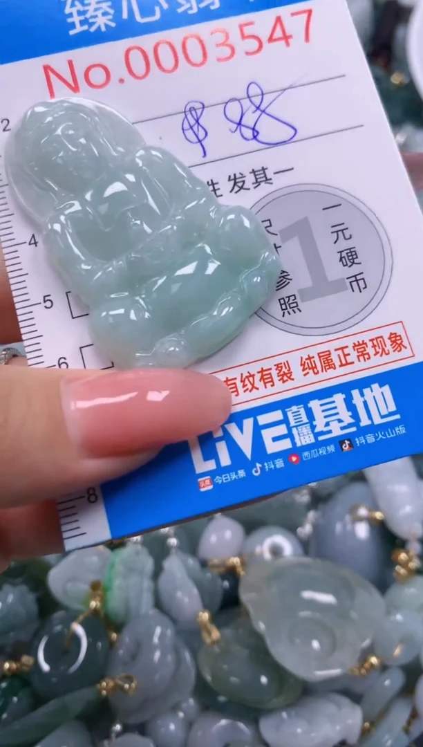 翡翠未镶嵌颈饰3547