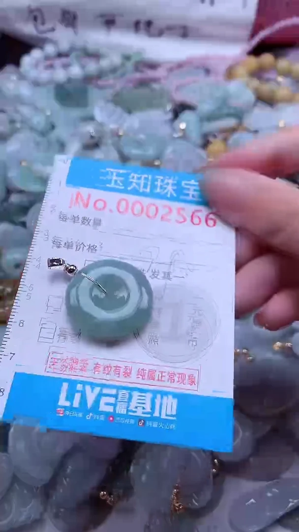 翡翠未镶嵌吊坠(不含链)2566