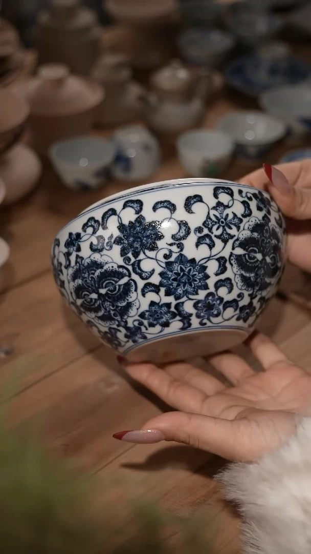 杯子陶景德镇陶瓷摆件