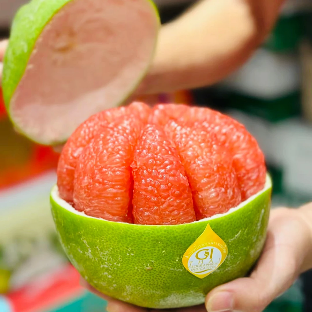 【泰国土豪柚】当季限定空运泰国红宝石柚 2颗约4-5斤【顺丰包邮】