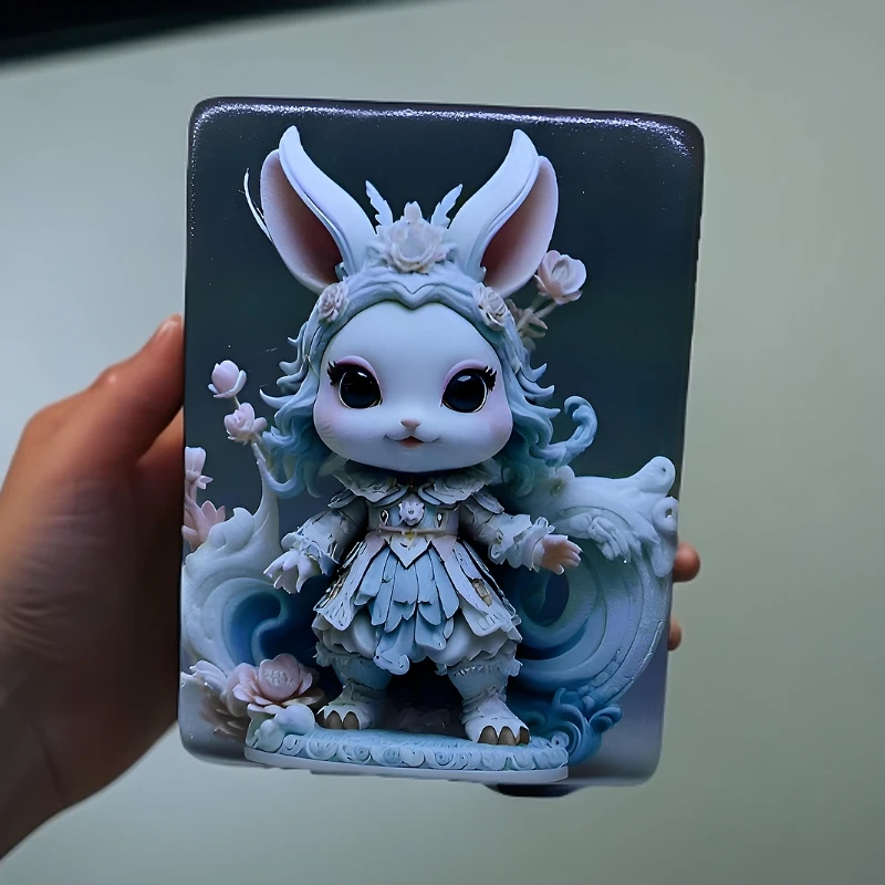 潮流茶宠，居家摆件，松花石私人订制彩绘创意财神观音十二生肖虎年