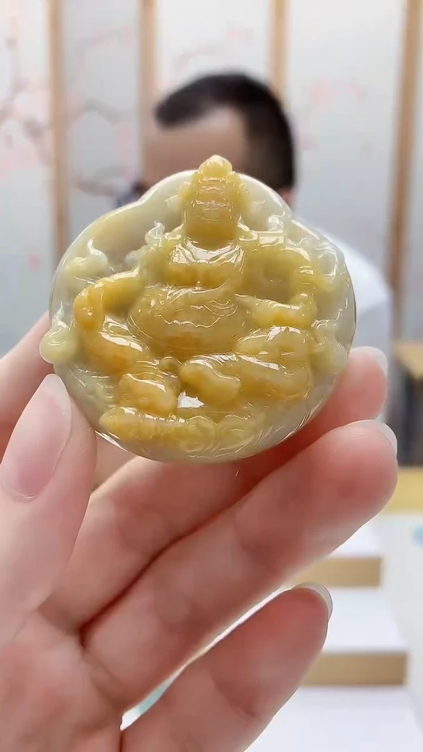 未镶嵌定制翡翠5148ry-毛货挂件7