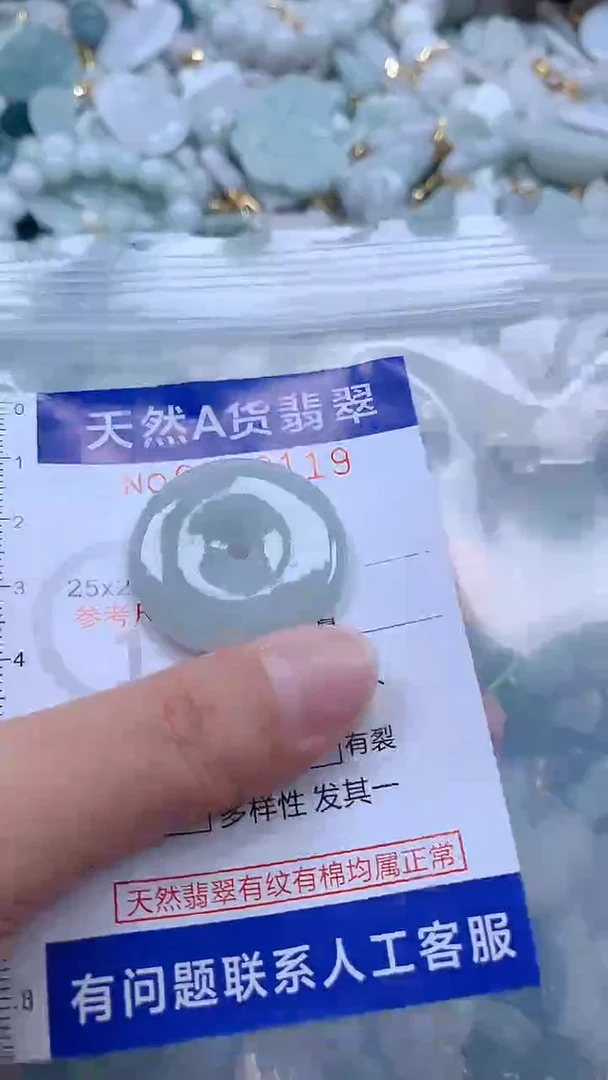 翡翠未镶嵌吊坠(不含链)1