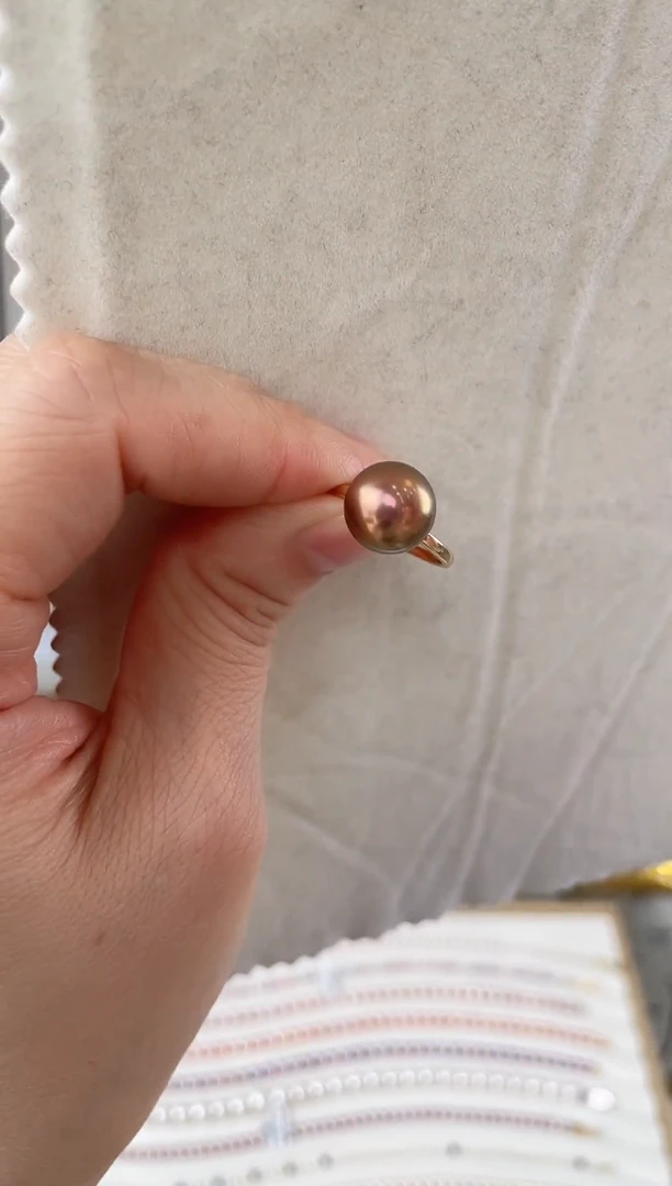 【闪购商品】淡水珍珠戒指银S925镶嵌戒指