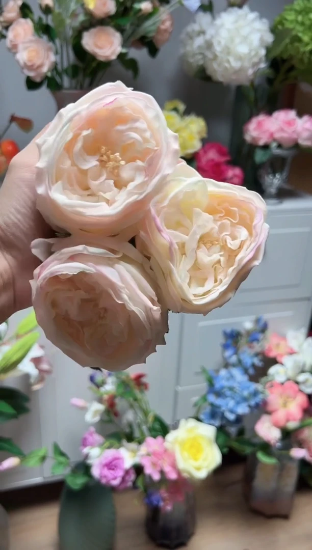 3枝浅粉手感保湿奥斯汀