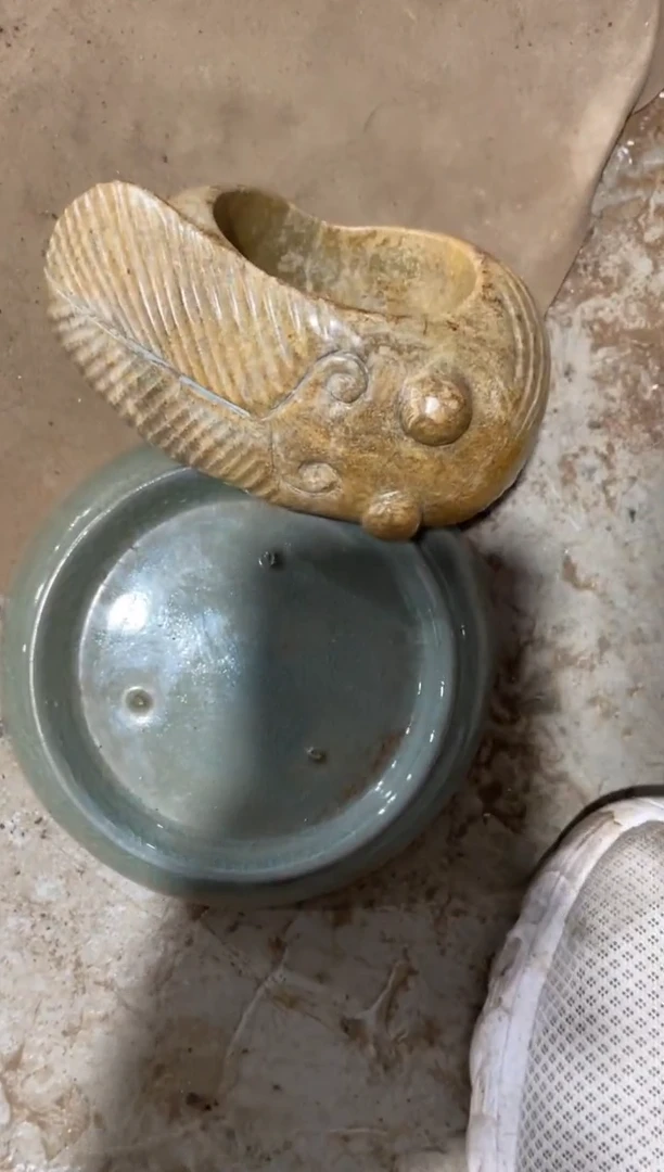 瓷片手工，手绘，陶瓷
