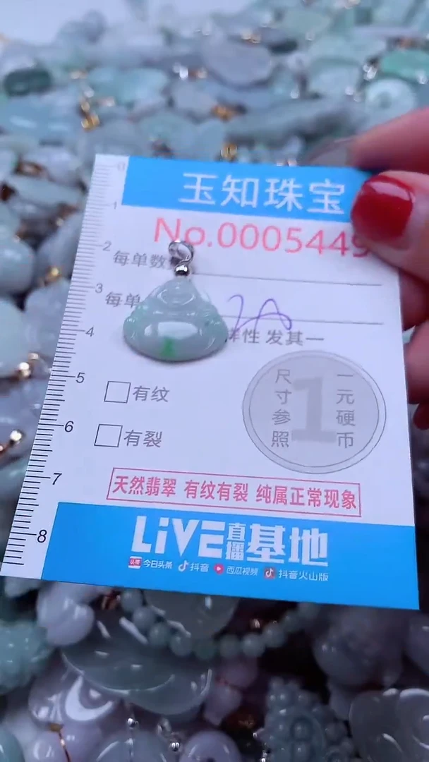 吊坠(不含链)未镶嵌翡翠5449