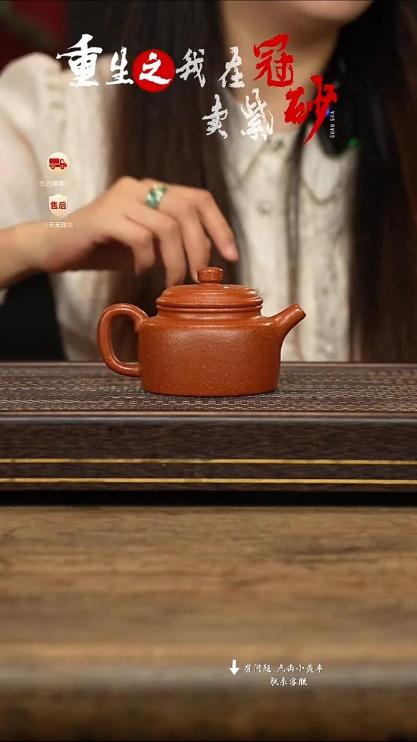 茶壶紫砂冠砂茶器01