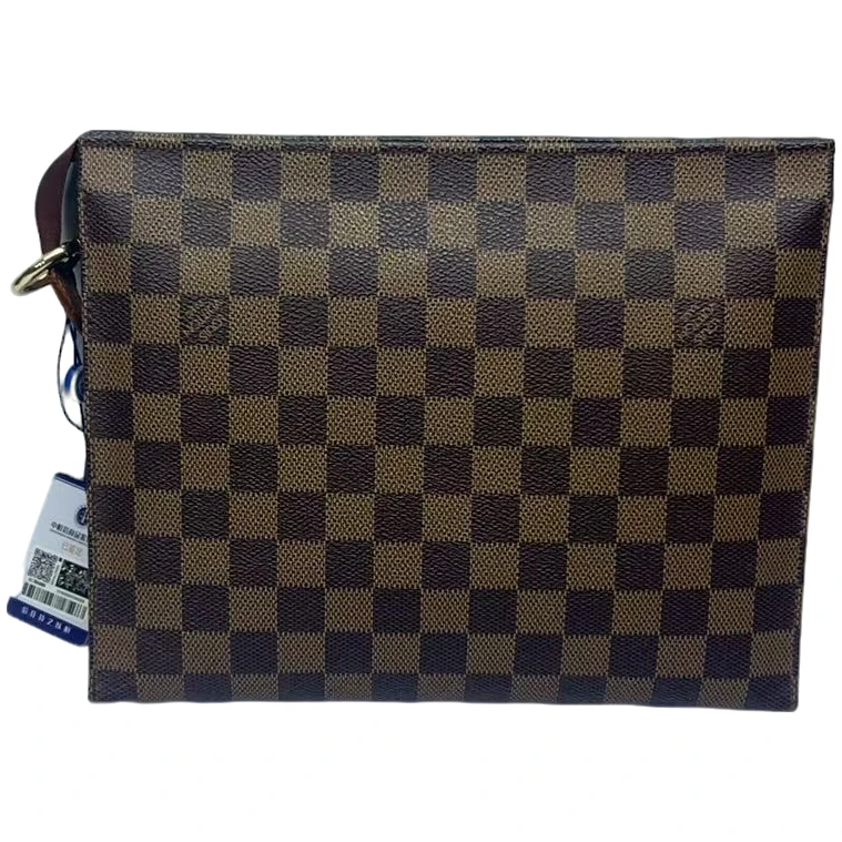 95新 LouisVuitton/路易威登 LV棕老花男士洗漱包（203）