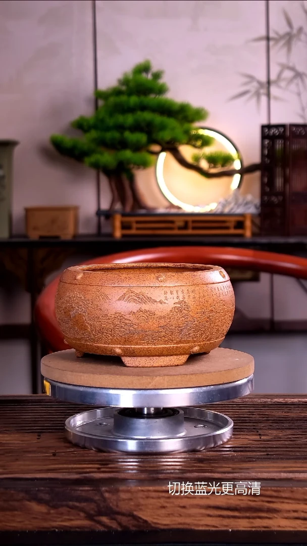 紫砂花盆紫砂花盆内口9-5