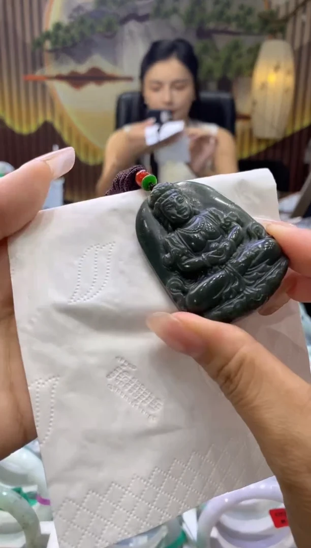 和田玉未镶嵌颈饰00009106