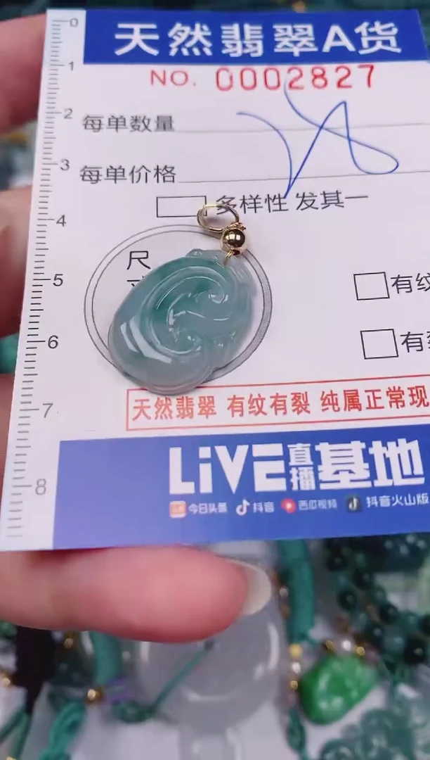 颈饰未镶嵌翡翠00002827