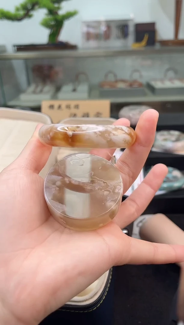未镶嵌手镯石英质玉53圈口（赠品镯心）3751559