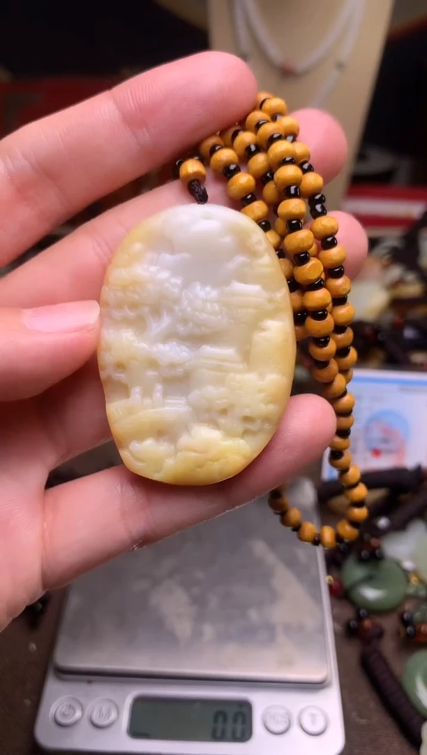 颈饰未镶嵌和田玉新疆料青海料清水和田玉吊坠