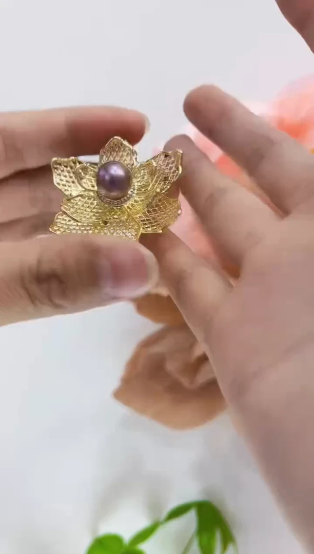 【闪购商品】淡水珍珠胸饰未镶嵌胸针