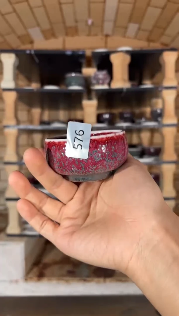 摆件精品窑变钧瓷茶器