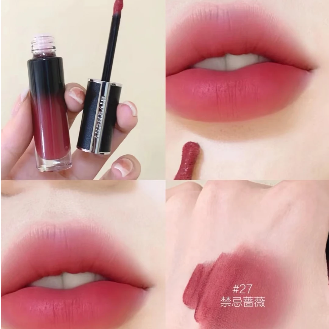 无盒 纪梵希高定丝绒唇釉6.5ml正装-#27 禁忌蔷薇