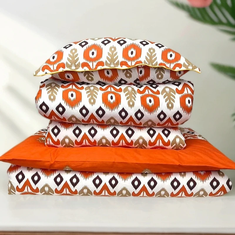 ZOKAL艾特莱斯花式床用被子，褥子，枕头三件套床上用品单人，双人