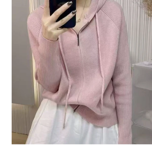 G思丹推荐【带帽针织衫】