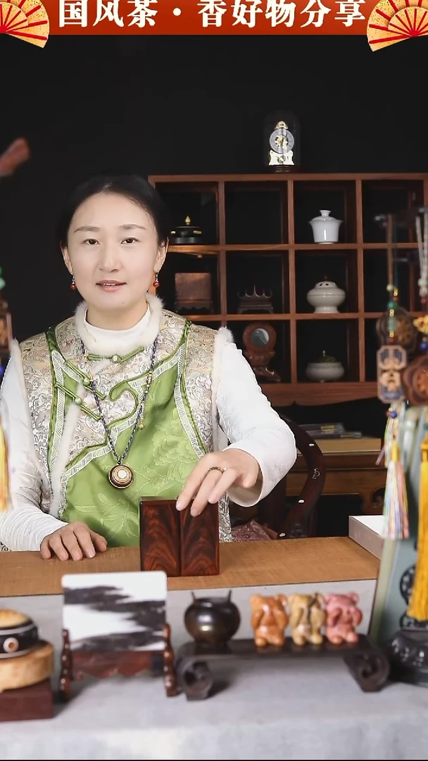 DC533-1微凹黄檀小推拉盒一对