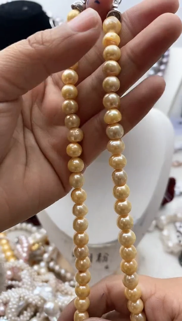 【闪购商品】淡水珍珠颈饰钛钢112