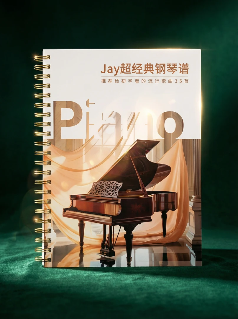 【JAY周杰伦】超经典35首流行钢琴谱｜纯五线谱+歌词+伴奏