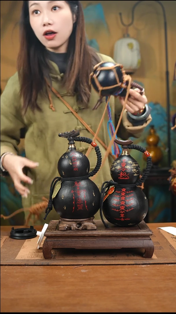 K****KYC073雕刻款天然酒葫芦（一物一拍）