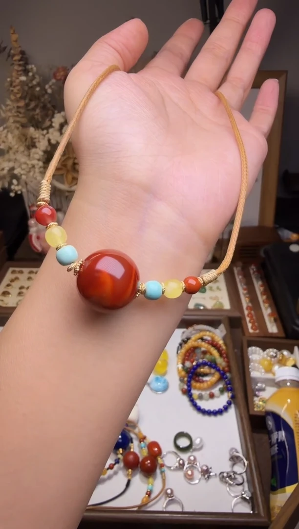 水晶摆件未镶嵌项链