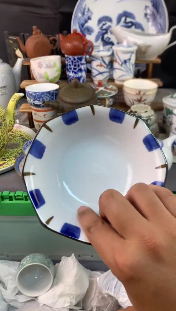 瓷片茶盏陶瓷陶片