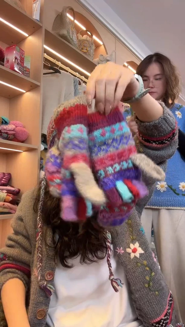 羊毛D****a百羊毛护耳帽B664