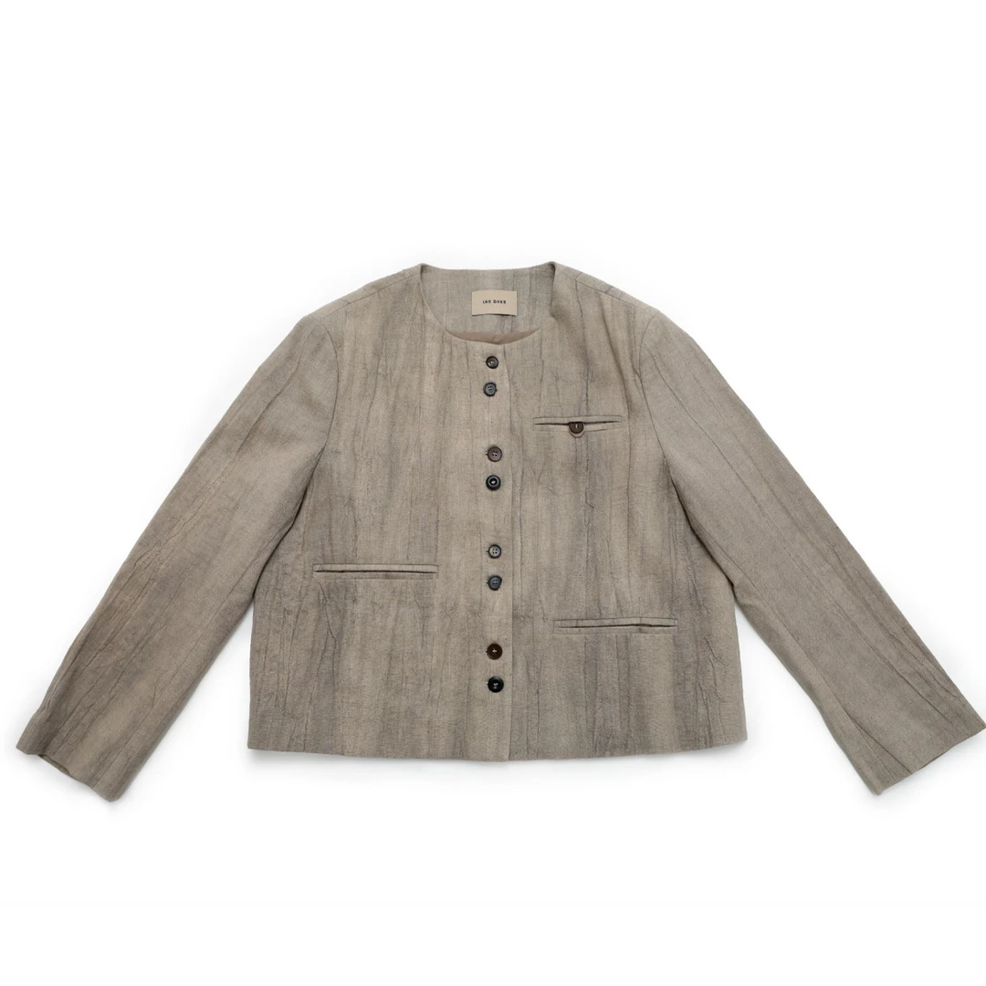 JIUJIU【街拍麻豆】小香风短外套上衣女外套时尚气质0219