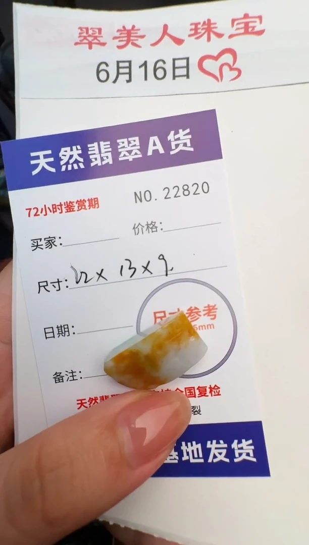 翡翠未镶嵌颈饰原石22820